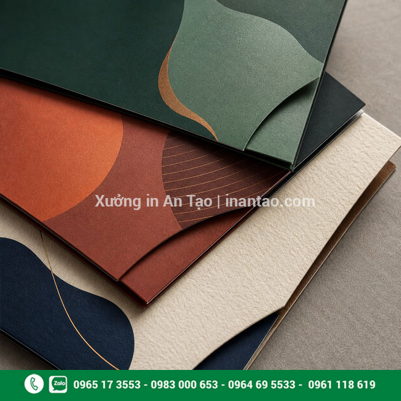 Chất liệu in bìa folder Couche Bristol Ivory Các chất liệu giấy dùng để in bìa folder đẹp