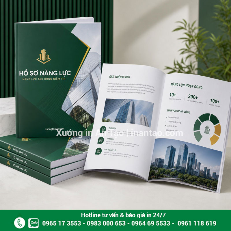 In profile chuyên nghiệp chuẩn màu tại TPHCM Mẫu in profile chuyên nghiệp hoàn thiện tại xuongtogiay.com